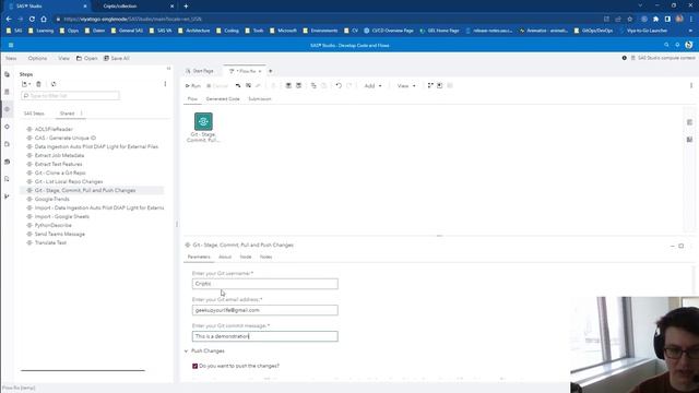 Git Stage, Commit, Pull and Push Changes | Custom Step смотреть онлайн