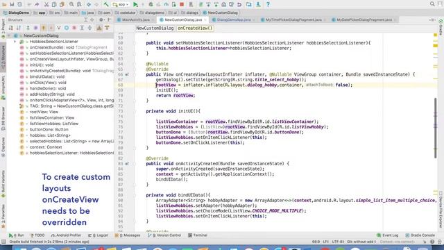 Dailogs - Part 3, Customization Finale | Dialog.onCreateView смотреть онлайн