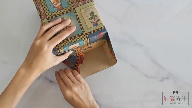 Gift Wrapping Ideas For Square Box | How To Wrap A Square Gift Box Easily