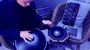 HLURU® 2021 New 14 Inch 9 Note D Minor Steel Tongue Drum Percussion Instrument