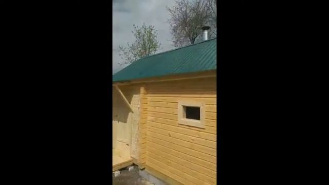 Баня 4.5х2.5м .Отзыв заказчика 5 мая 2019г смотреть онлайн