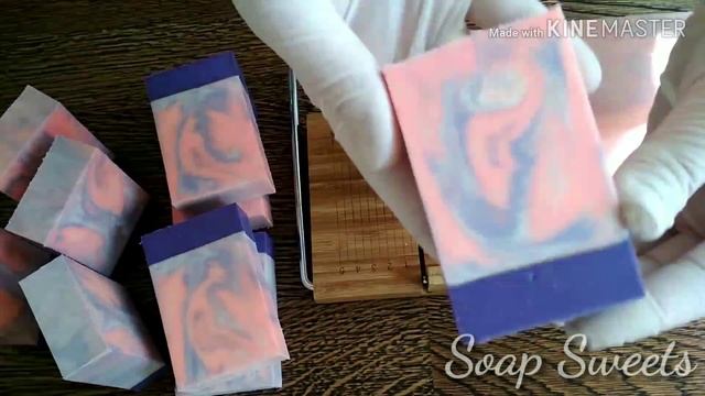 Нарезка натурального мыла "Цветные сны" смотреть онлайн