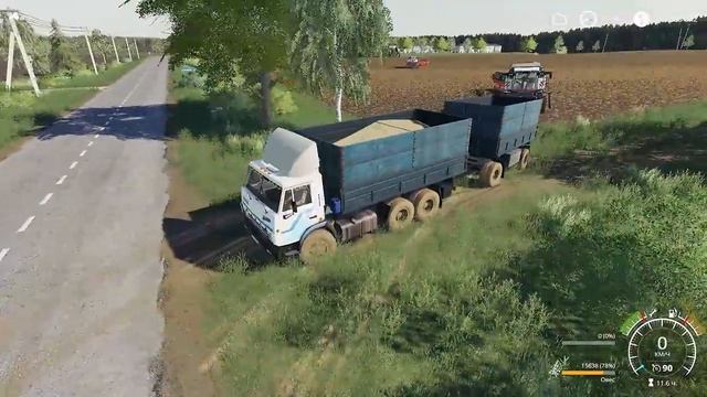Farming Simulator 19 - УБИРАЮ УРОЖАЙ НОВЫМИ КОМБАЙНАМИ - Фермер в совхозе РАССВЕТ # 42 смотреть онлайн