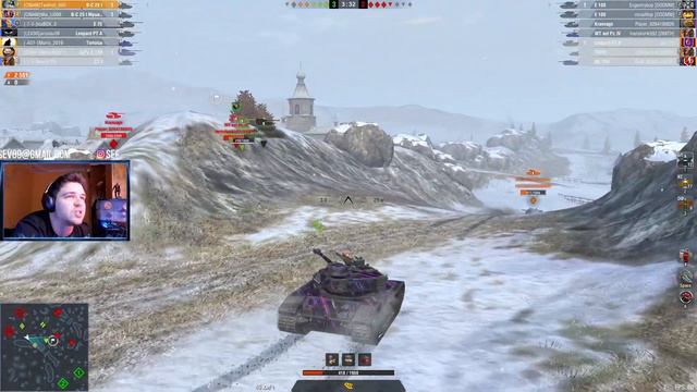 ВЗВОД 50% БАТЧАТОВ РВЕТ РАНДОМ ● ДВА МАСТЕРА В ОДНОМ БОЮ ● WoT Blitz смотреть онлайн