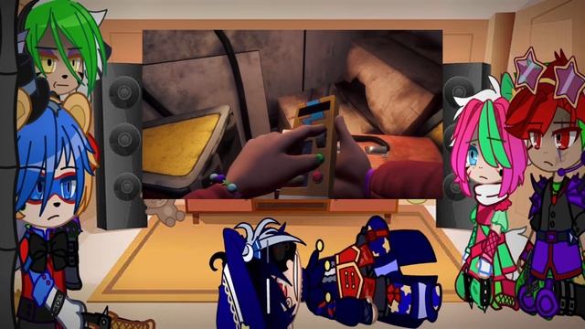 FNAF Security Breach reacts to Ruin DLC// Gacha// FNAF смотреть онлайн