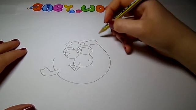 как нарисовать смешариков лосяш легко и просто смотреть онлайн