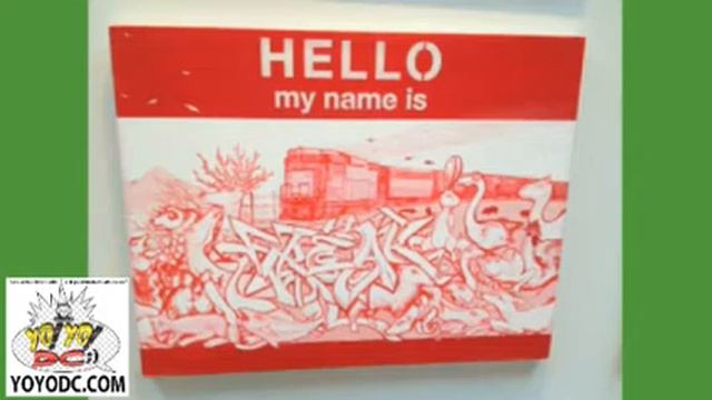 HELLO MY NAME IS art gallery at Fridge in DC review on YOYODC смотреть онлайн