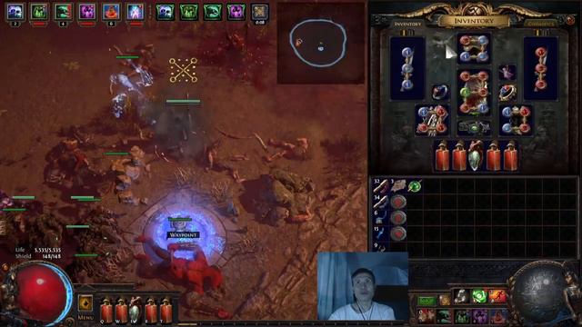 [PoE 3.10] Building Up My Atlas Using Golem Build #20! Sirus! | Path Of Exile PaPaBear