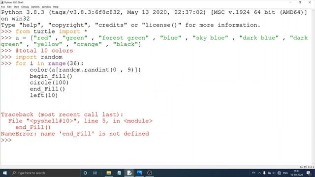 circle design in python with different colors #3 смотреть онлайн