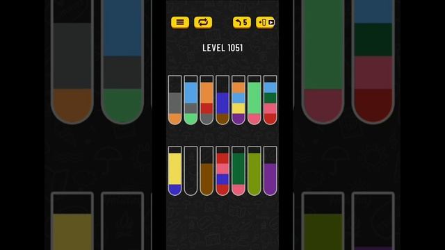 Water sort puzzle level 1051 смотреть онлайн
