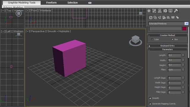 Фаски в 3D MAX смотреть онлайн
