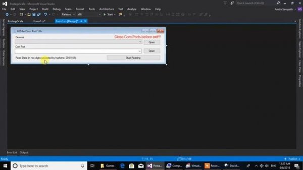 HID as Com port (use Human Interface Device as Com Port)