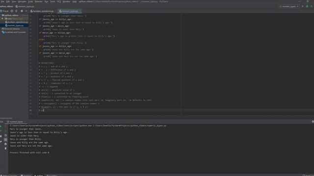 PYTHON TUTORIALS [5] NUMERIC TYPES (LIKE A CHAMP!) смотреть онлайн