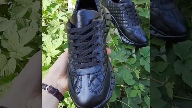 Мужские Кроссовки Ботинки Натуральная Кожа ( демосезон) смотреть онлайн