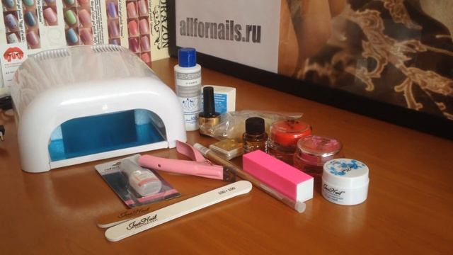 Набор для наращивания ногтей гелем смотреть онлайн