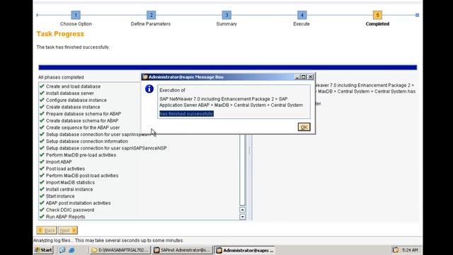 Complete Installation for SAP NetWeaver 7.02 With MaxDB Database Manager, MaxDB SQL Studio and GUI смотреть онлайн