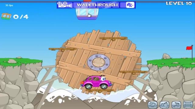 Wheely Walkthrough Level 11 Gameplay [HD] смотреть онлайн