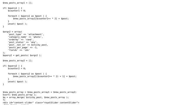 Wordpress: query that alternates text posts with images from media gallery смотреть онлайн