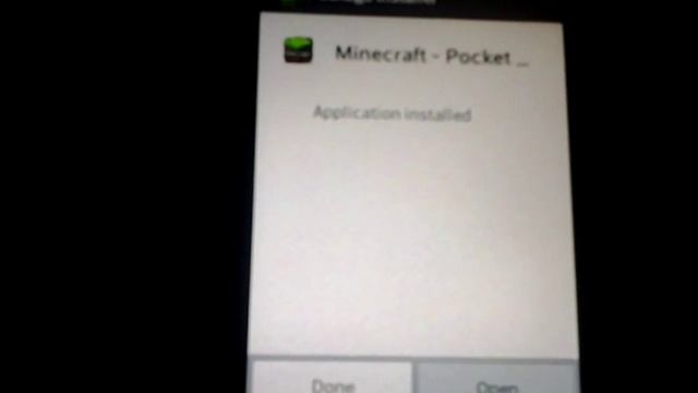 Minecraft PE V0.1.0 .apk (file Download)