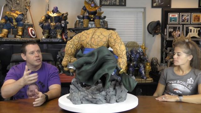 Custom 1/4 Scale THING STATUE PAINTED By MY WIFE