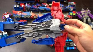 Optimus Prime Transformers RID, Rescue Bots, Masterpiece Collection Blue Car Color Mainan Truck Toy