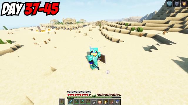 Surviving 100 Days in a Monster-Infested World in Minecraft : Fighting and Survival смотреть онлайн