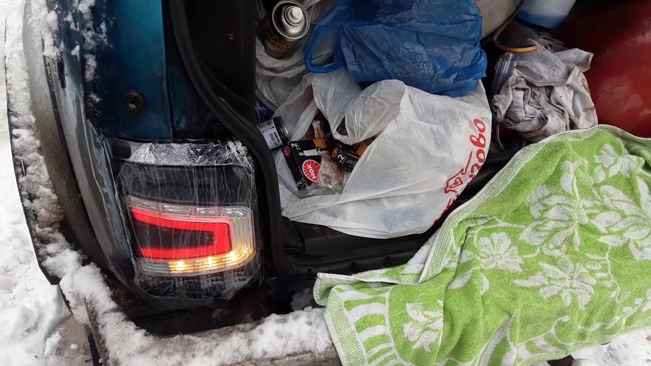 Установка задних светодиодных фар на ниву смотреть онлайн