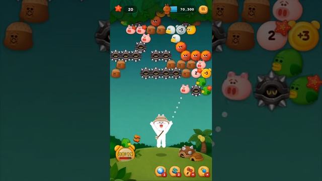 Line bubble game 2 level 640 라인버블 레벨 640 LINE バブル２stage 640 смотреть онлайн