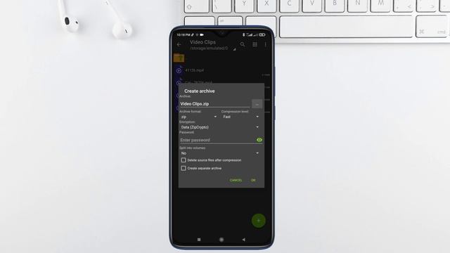 How to Convert Your Files Into Password Protected Zip File On your phone смотреть онлайн