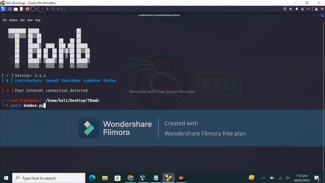 Poor internet Connection Error in TBOMB | Termux and Kali linux смотреть онлайн