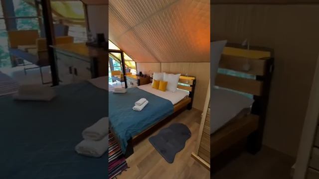 Глемпинг на Байкале Джуманджи. Нашего производства. Расположен около села Выдрино. На тёплых озерах смотреть онлайн