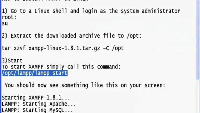 How to Install XAMPP on Linux смотреть онлайн