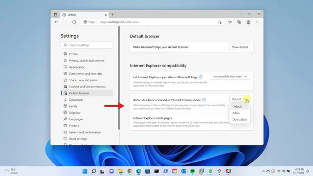 How to enable or disable Internet Explorer Mode from Microsoft Edge browser. смотреть онлайн