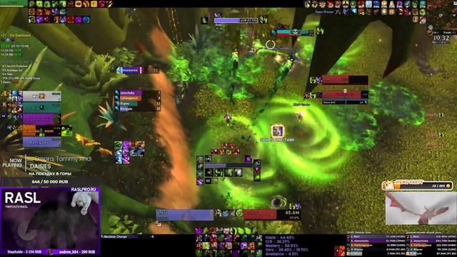 604k Overall  Everbloom Mythic 27  Destruction Warlock  Dragonflight WoW 10.2