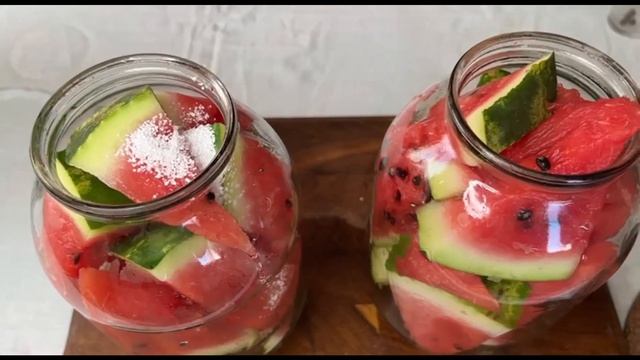 Секретный Рецепт моей бабушки Арбузы на зиму в банках. Лучшая заготовка на новый год