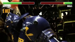 Noisy Boy vs. Midas WITH HEALTHBARS | HD | Real Steel