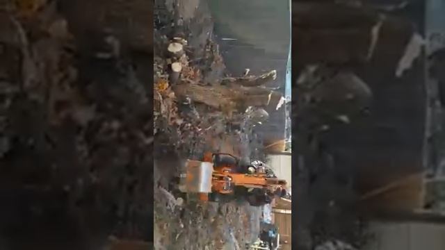 Корчевка микро трактором, в стесненных условиях от компании ПЕРВАЯ ДАЧНАЯ смотреть онлайн
