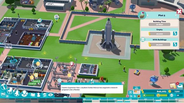 Two Point Campus: SPACE ACADEMY - Universe City - Part 14 смотреть онлайн