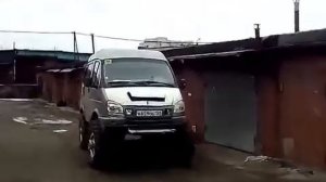 Соболь V8 на мостах ГАЗ-66