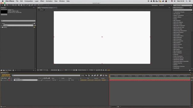 Adobe After Effects, Урок #1 - обзор и настройка интерфейса