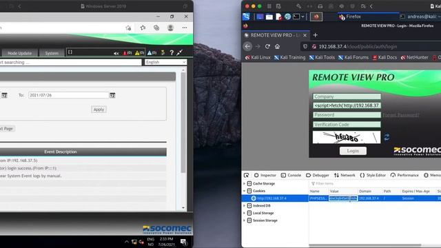 Socomec Remote View Pro RCE POC смотреть онлайн