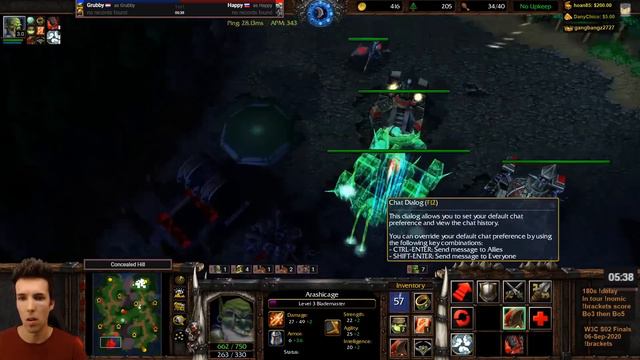 GRUBBY Vs HAPPY | Winners Final - Season 2 W3 Champions Tournament