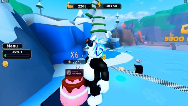ЖИРНЫЙ СТРОНГМЕН С САМЫЙ ОГРОМНЫМ ПУЗОМ СТАЛ СИЛЬНЕЕ ВСЕХ! ROBLOX Bigman Simulator смотреть онлайн