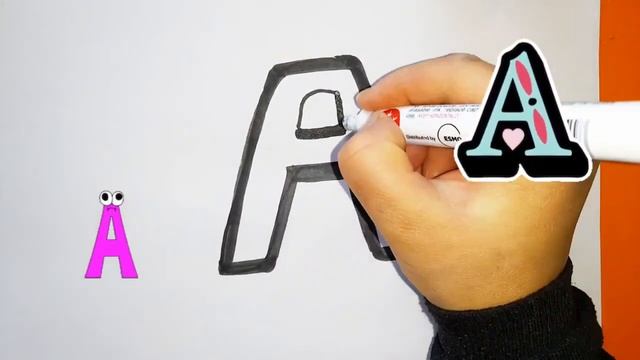 Drawing Alphabit For Children ABC. Рисуем алфавит для детей. Сурет салу. ,#BeTaiNangTV ,#ToBiART