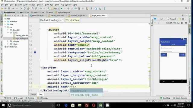 AlertDialog with Custom Layout in Android(kotlin) смотреть онлайн