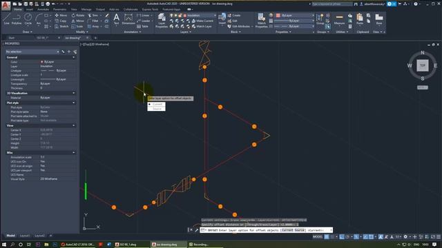 How to apply offset at different layers in AutoCAD смотреть онлайн