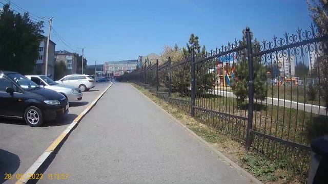 Видео за 28.05.2023 года еду по Гагарину вид передней камеры смотреть онлайн