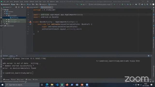 New to Programming | Session 1 | Android Study Jam смотреть онлайн