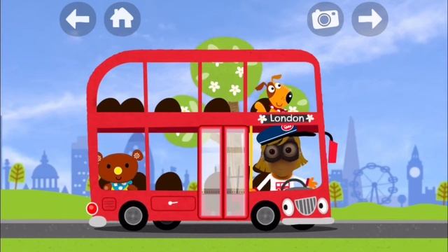 Wheels On The Bus | Nursery Rhymes | London Bus | School Bus | Create Your Own Driver| + Puzzles