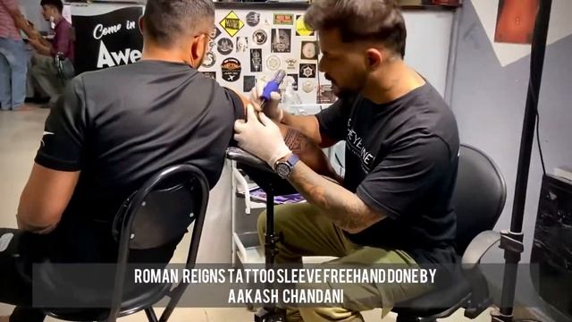 Roman Reigns tattoo | by Aakash Chandani смотреть онлайн